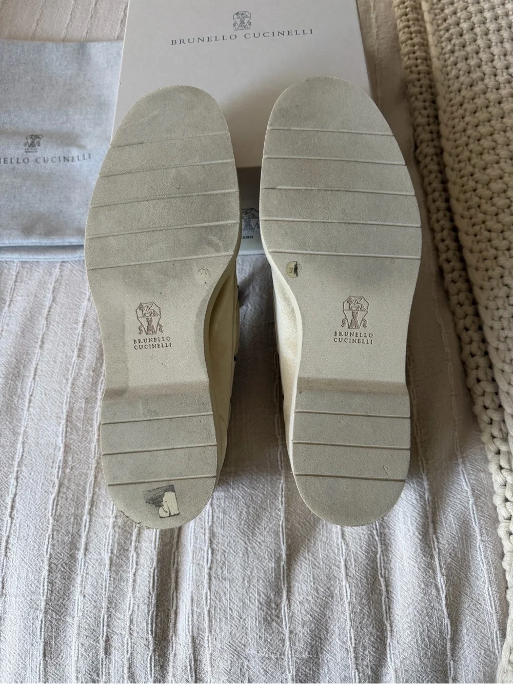 Brunello Cucinelli Classic Suede Boat Loafers Very good condition